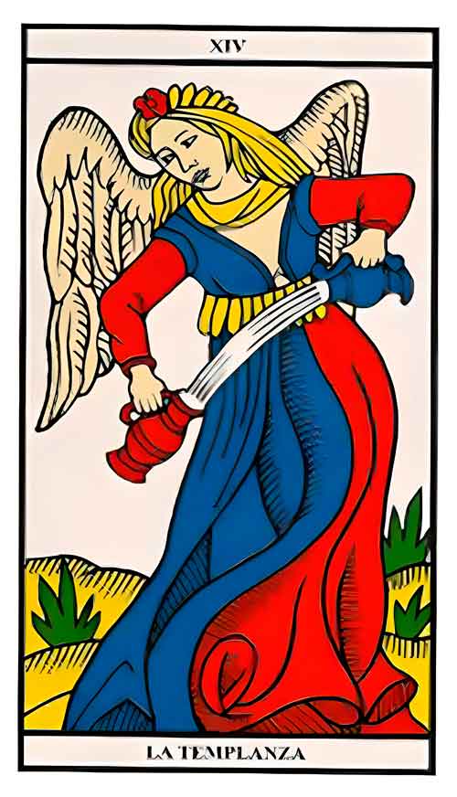 La Templanza - Tarot de Marsella